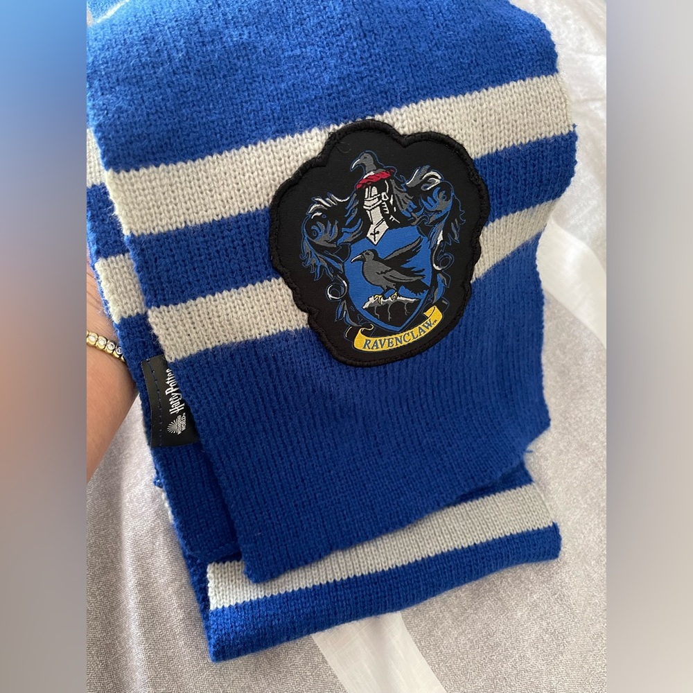 Harry Potter Ravenclaw House Scarf Blue and White Kids Scarf